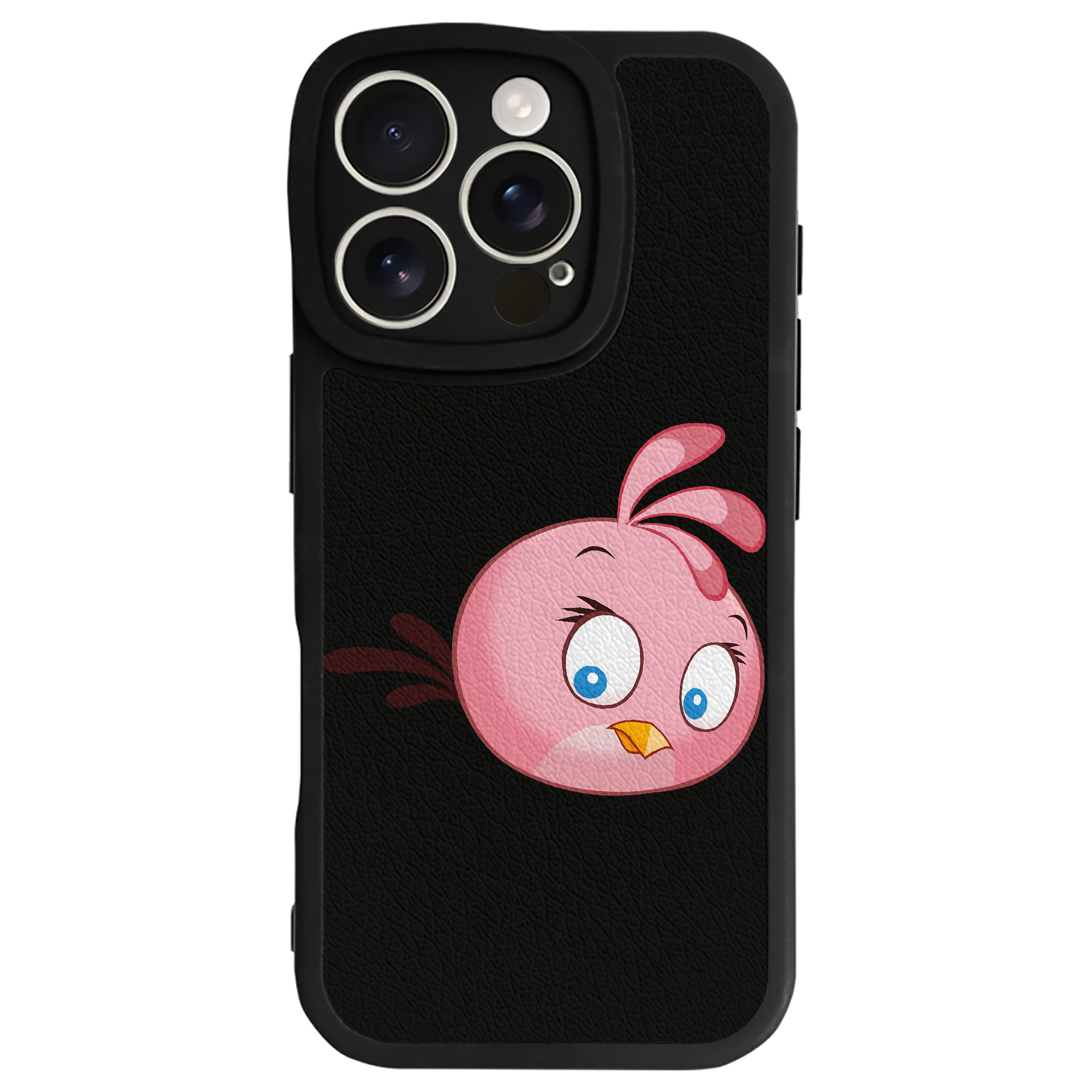 （画像用） Angry Birds アングリーバード 【iPhone 16シリーズ対応】シリコンスマホケース（レザー調） 材質：シリコン